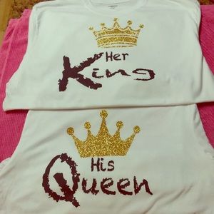His/ hers T-shirts for both.